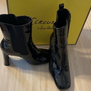 Circus by Sam Edelman Glossy Black Heeled Boots